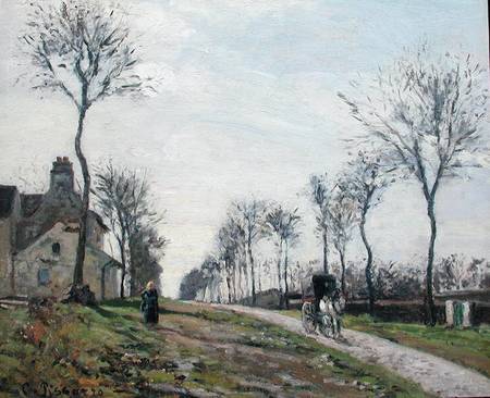 Road in Louveciennes von Camille Pissarro