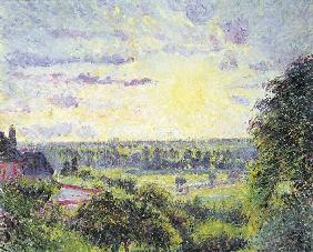 Sonnenuntergang in Eragny 1891