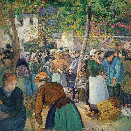 Der Geflügelmarkt, Gisors 1885