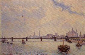 Charing Cross Bridge, London 1890