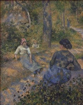 C.Pissarro, Bäuerinnen bei der Rast