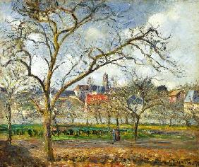 Obstgarten bei Pontoise im frühen Winter 1877