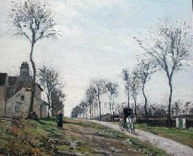 Road in Louveciennes 1870