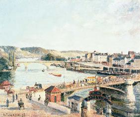 Ein sonniger Nachmittag in Rouen 1896