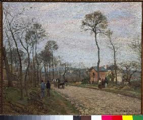 Die Strasse von Louvecienne 1870
