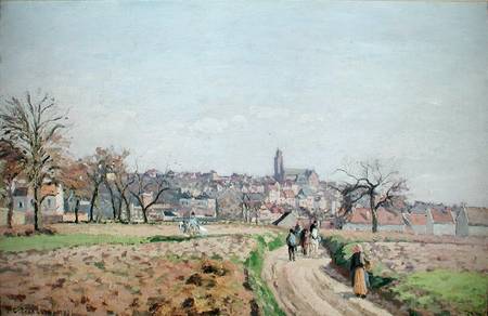 View of Pontoise von Camille Pissarro