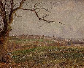 Vue de Pontoise von Camille Pissarro