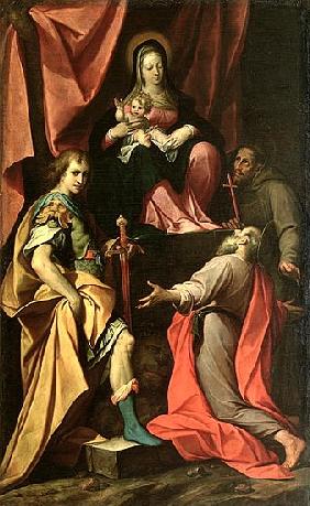 Madonna and Child with St. Vitalis, St. Jerome and St. Francis