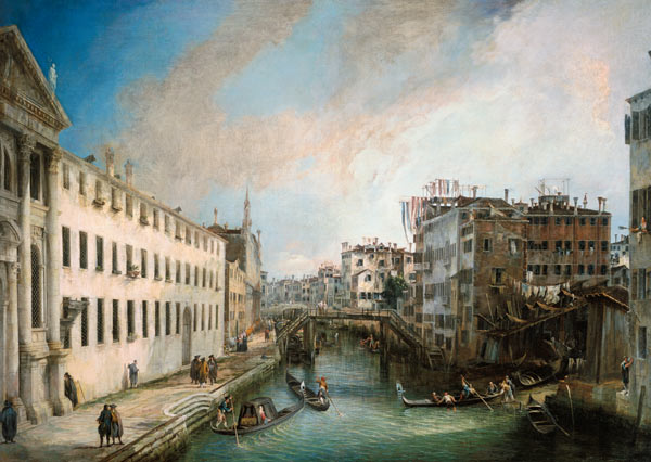 Rio dei Mendicanti von Giovanni Antonio Canal (Canaletto)