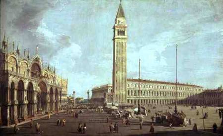 Towards St.Mark's von Giovanni Antonio Canal (Canaletto)