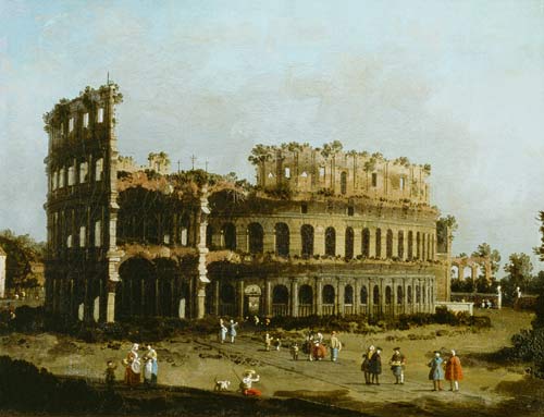 The Colosseum von Giovanni Antonio Canal (Canaletto)