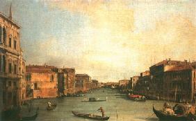 Der Canal Grande vom Palazzo Balbi 1735