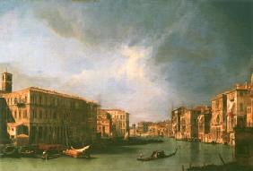 Grand Canal: looking North from near the Rialto Bridge 1725