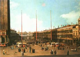 Piazza San Marco gegen San Geminiano 1735/40