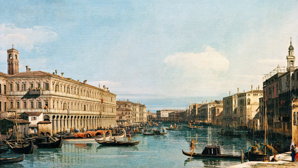 Venice, Canale Grande von Giovanni Antonio Canal (Canaletto)