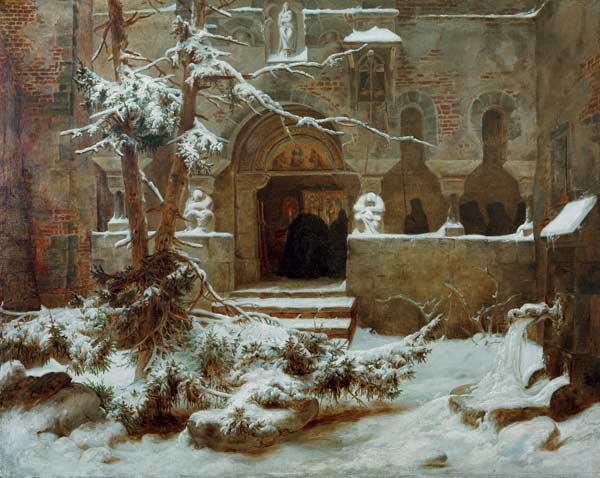 Klosterhof im Schnee