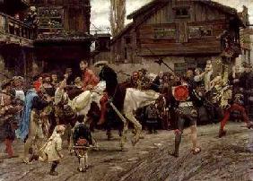Peder Sunnanvader's and Master Knut's Ignominious Entry Into Stockholm in 1526 1879