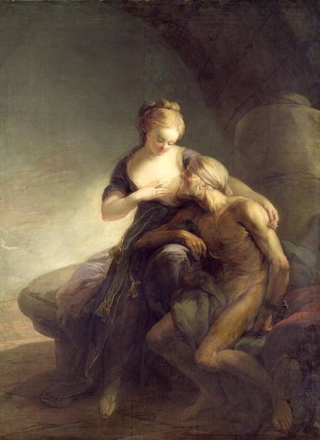 Roman Charity, an Allegory of Love von Carl Gustaf Pilo