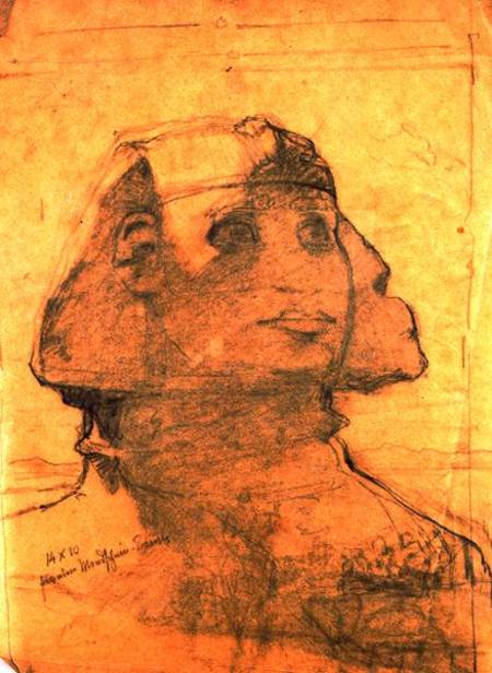 Sphinx at Giza von Carl Haag