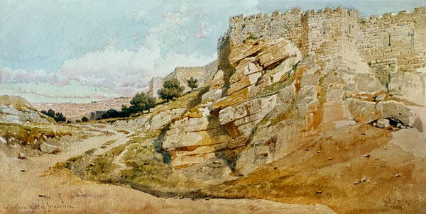 The Northern Wall of Jerusalem von Carl Haag
