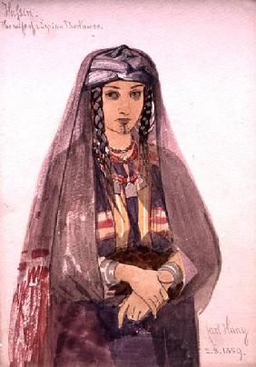 Hassin, the Wife of a Syrian Bedawee 1859  on