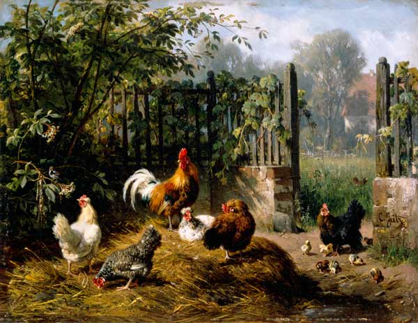Hühnerhof von Carl Jutz