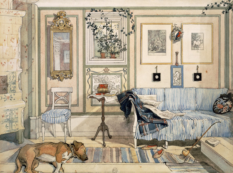 Cosy Corner, from 'A Home' series von Carl Larsson
