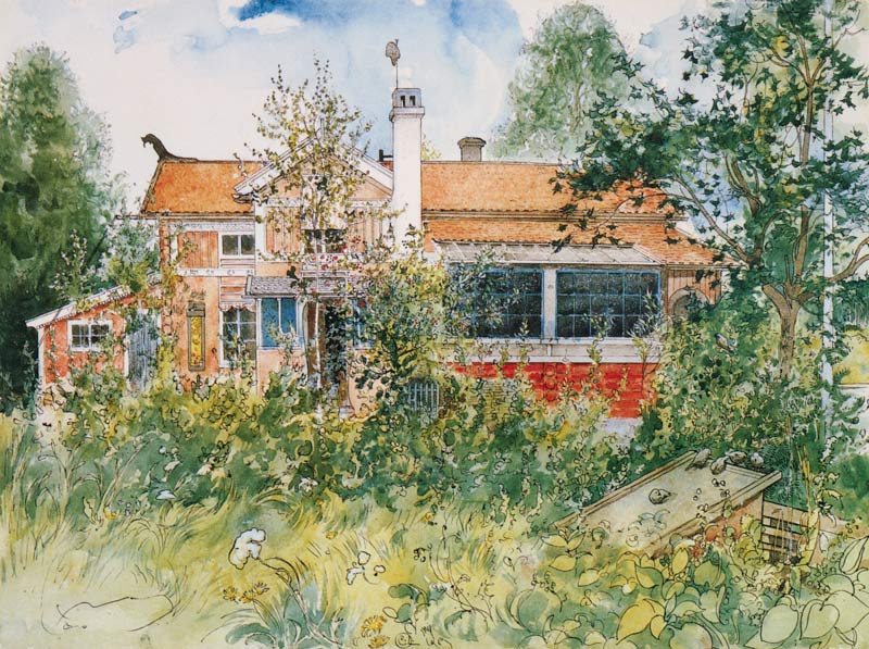 The Cottage, from 'A Home' series von Carl Larsson