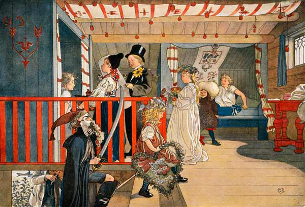 A Day of Celebration, from 'A Home' series von Carl Larsson