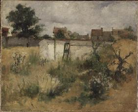 Landscape Study from Barbizon, 1878 (oil on canvas) 19th