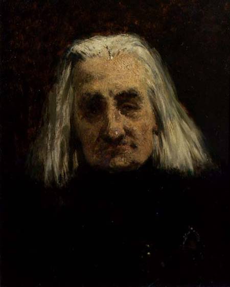 Portrait of Franz Liszt (1811-1886) von Carl Schlosser
