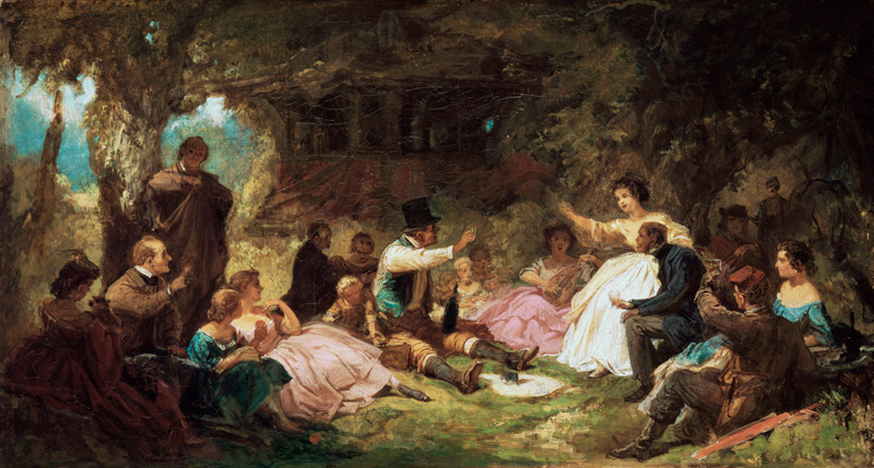Das Picknick von Carl Spitzweg
