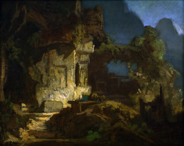 Spitzweg / Rock Chapel / Painting / 1865 von Carl Spitzweg