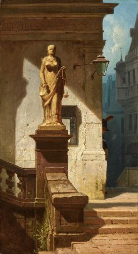 Das Auge des Gesetzes (Justitia) 1857