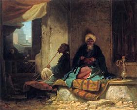 Im türkischen Bazar 1860