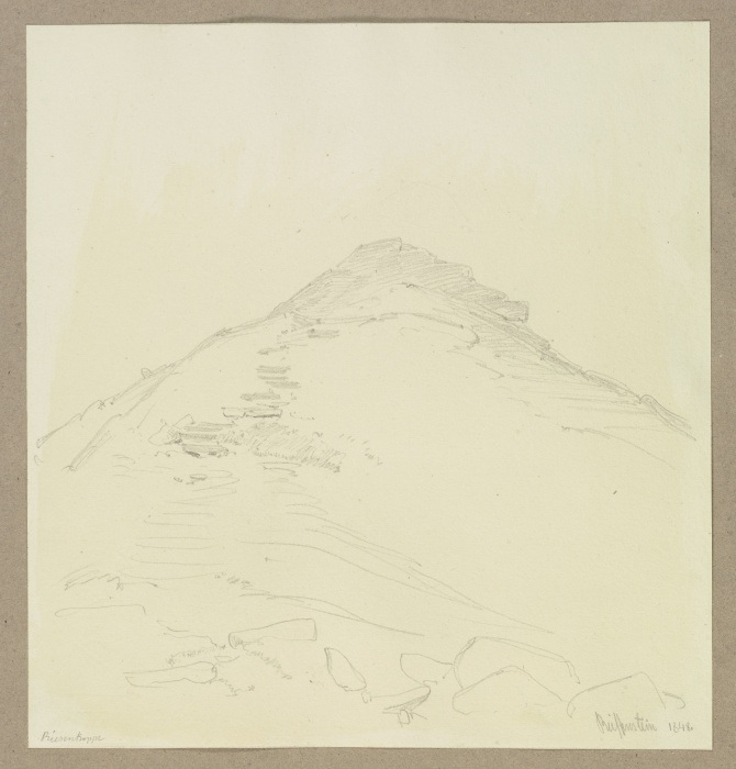 Die Schneekoppe im Riesengebirge von Carl Theodor Reiffenstein