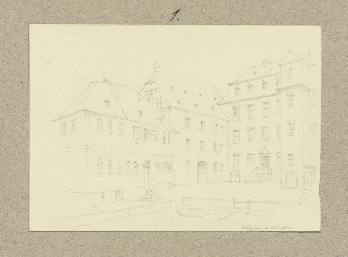 Gebäudeensemble in Wetzlar von Carl Theodor Reiffenstein