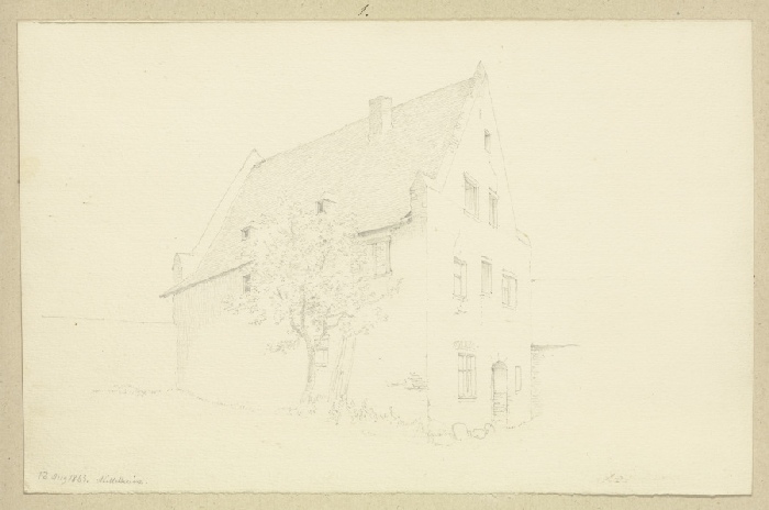 Haus in Mittelheim von Carl Theodor Reiffenstein