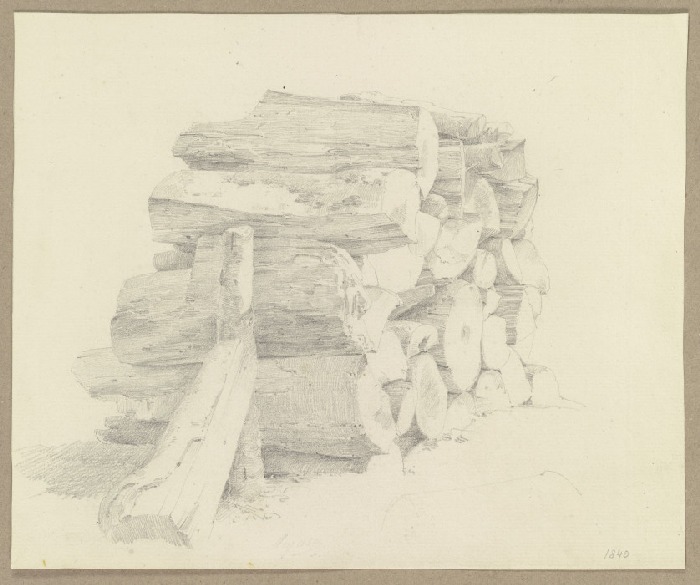 Holzstoß von Carl Theodor Reiffenstein