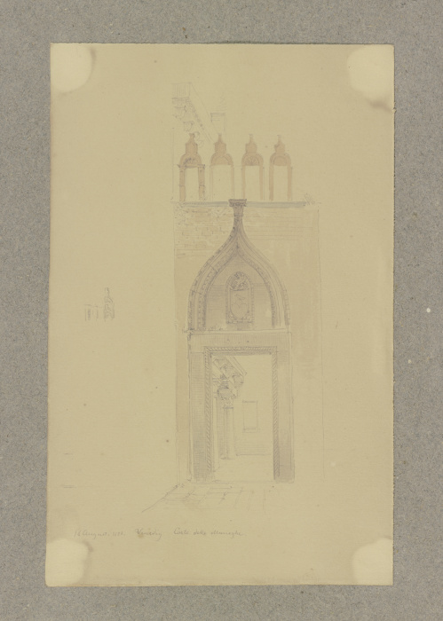 Portal in Venedig von Carl Theodor Reiffenstein
