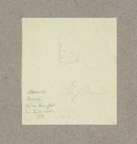 Porträt des Alexandre Dumas