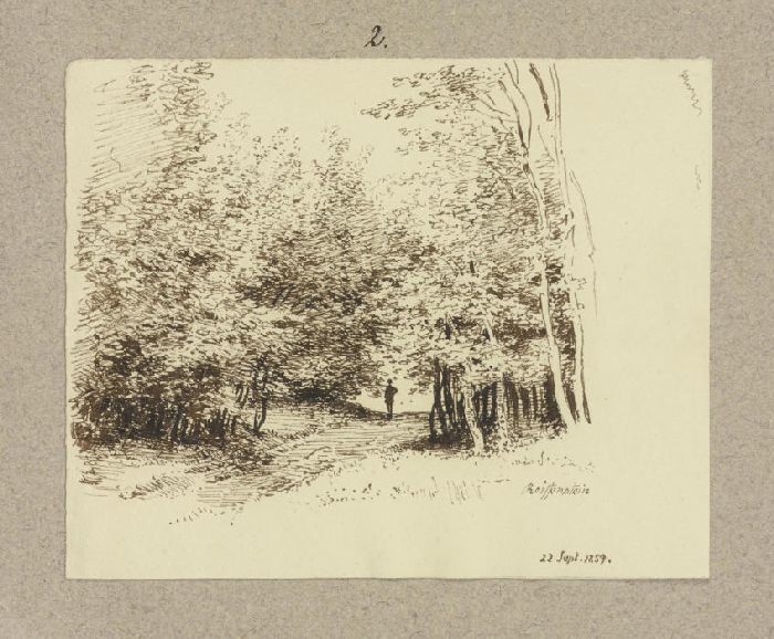Waldweg von Carl Theodor Reiffenstein