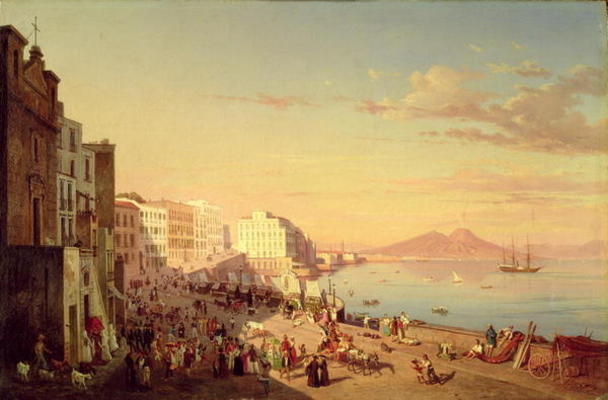 Naples, c.1830 (oil on canvas) von Carl Wilhelm Götzloff