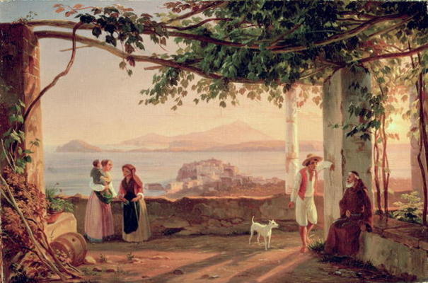 Pozzuoli, c.1831 (oil on canvas) von Carl Wilhelm Götzloff