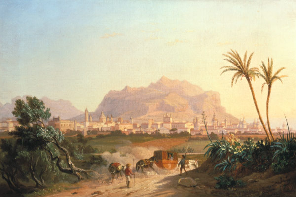 View of Palermo, c.1831 von Carl Wilhelm Götzloff