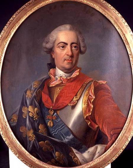 Portrait of King Louis XV (1710-74) of France, wearing the Order of the Golden Fleece von Carle van Loo