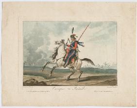 Kosake in der Schlacht 1815