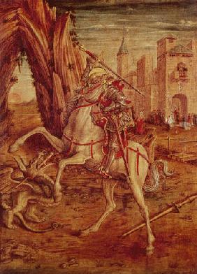 Der heilige Georg und der Drache 1490