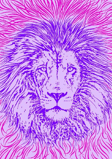 Löwenporträt – König der Tiere