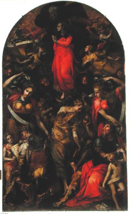 Dispute over the Immaculate Conception von Carlo Portelli